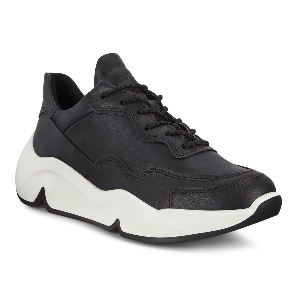 ECCO Womens Sneakers Black - Chunky - CLB-038456